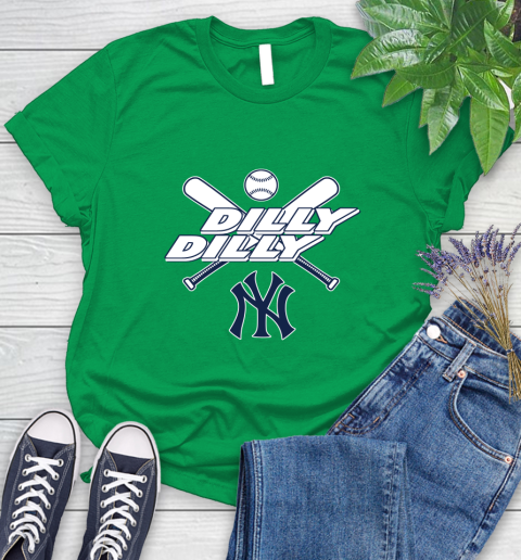 MLB New York Yankees Dilly Dilly Baseball Sports Women's T-Shirt 6