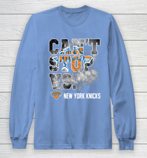 NBA New York Knicks Basketball Can't Stop Vs Long Sleeve T-Shirt 8
