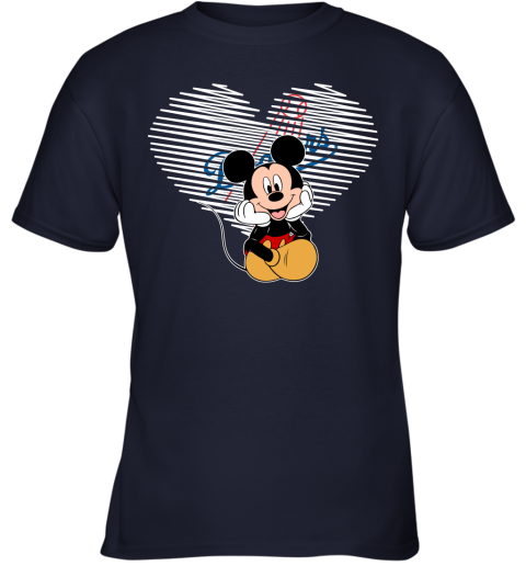 Mlb Los Angeles Dodgers Mickey Mouse Baseball Disney - Shirt