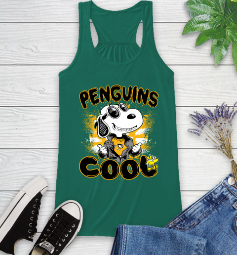NHL Hockey Pittsburgh Penguins Cool Snoopy Shirt Racerback Tank 4