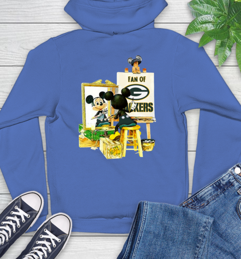 NFL Football Green Bay Packers Mickey Drawing Shirt 22