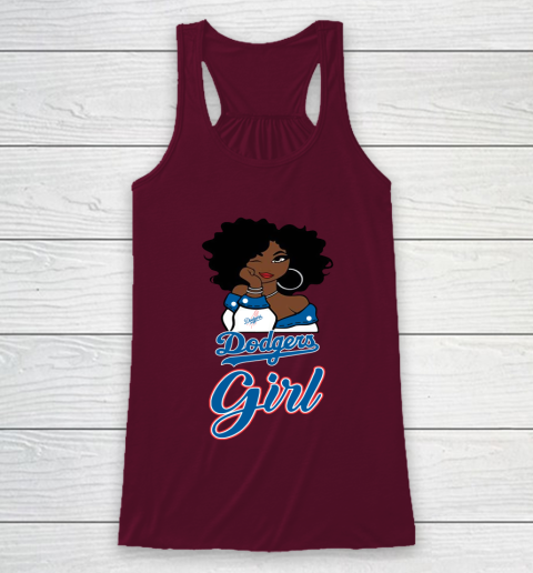 Los Angeles Dodgerss Girl MLB Racerback Tank 3