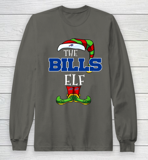 Buffalo Bills Christmas ELF Funny NFL Long Sleeve T-Shirt 5