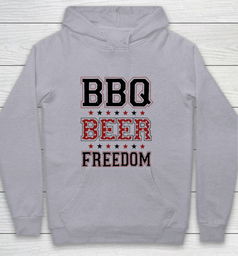 BBQ Beer Freedom Trump Fan Youth Hoodie 5