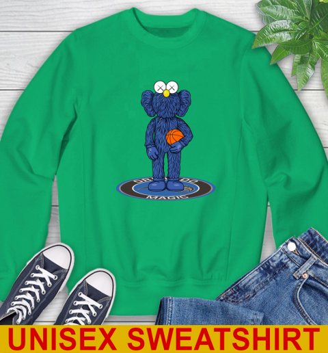 NBA Basketball Orlando Magic Kaws Bff Blue Figure Shirt Sweatshirt 6