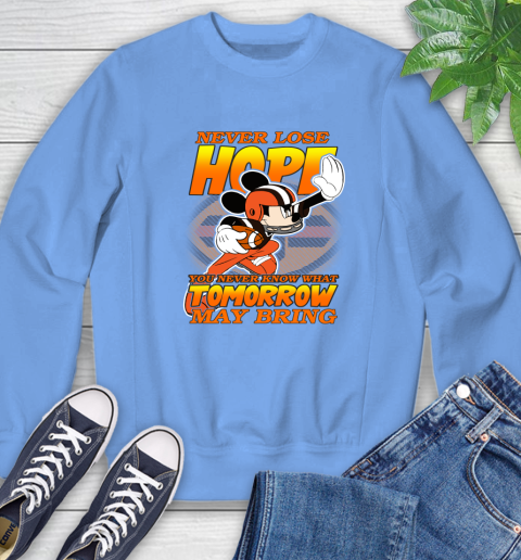Cleveland Browns NFL Football Mickey Disney Never Lose Hope Sweatshirt 11