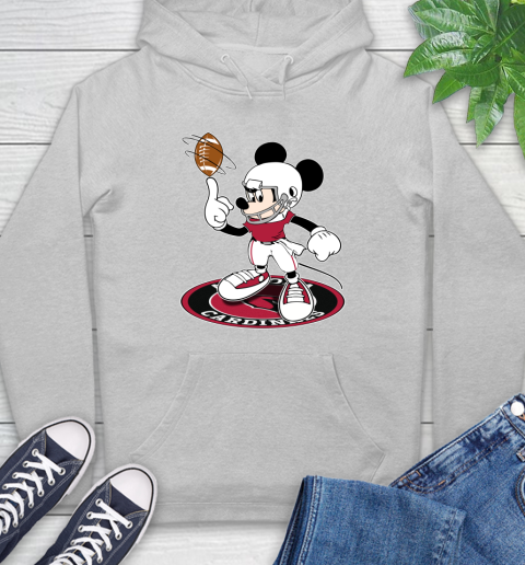 NFL Football Arizona Cardinals Cheerful Mickey Disney Shirt fish pond Hoodie 6