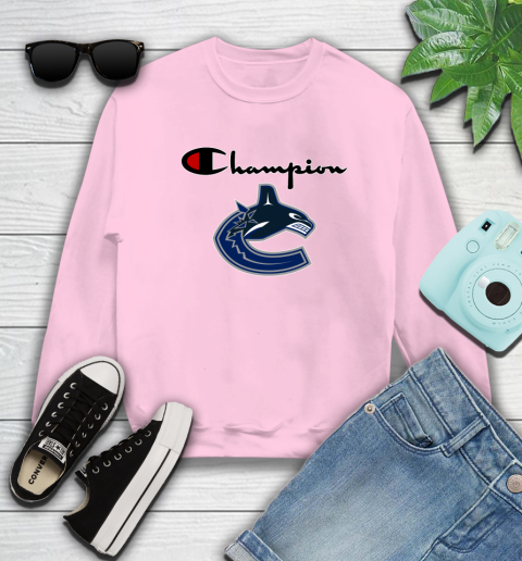 NHL Hockey Vancouver Canucks Champion Shirt Sweatshirt 6