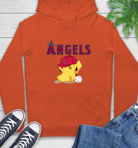MLB Pikachu Baseball Sports Los Angeles Angels Hoodie 5
