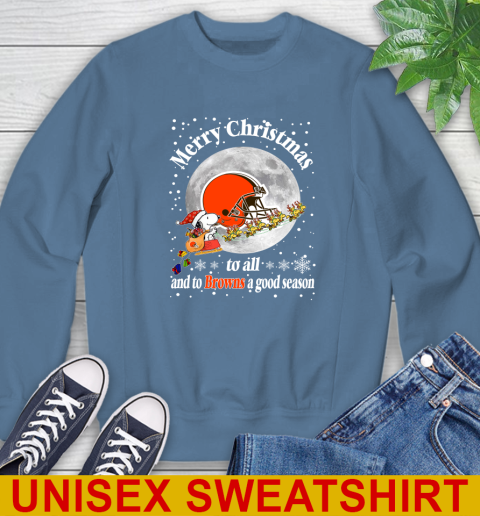 Cleveland Browns Merry Christmas To All And To Browns A Good Season NFL Football Sports Sweatshirt 10