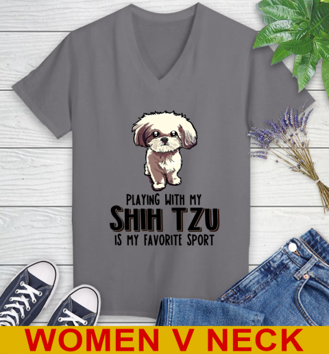 Playing with my shih tzu is my favorite sport 69