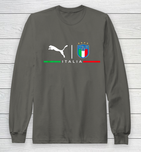 Italy Jersey Soccer Football 2020 2021 Italian Italia Long Sleeve T-Shirt 5