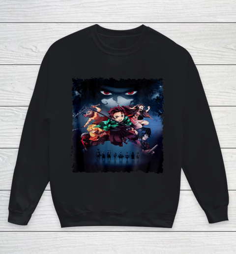 Cool Slayer Demon Anime Graphic Art Youth Sweatshirt