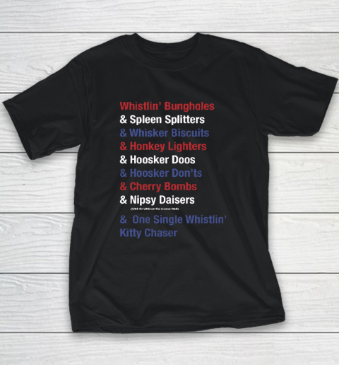 Whistlin' Bungholes & Cherry Bombs Joe Dirt Fireworks Youth T-Shirt