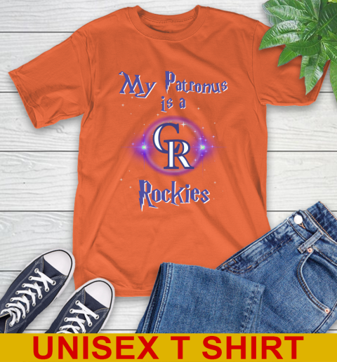 MLB Baseball Harry Potter My Patronus Is A Colorado Rockies T-Shirt 4
