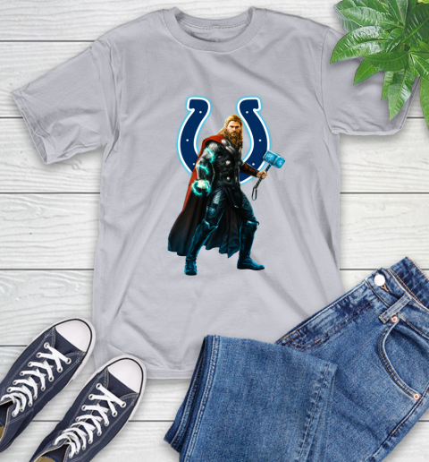 NFL Thor Avengers Endgame Football Indianapolis Colts T-Shirt 6