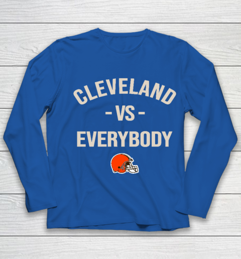 Cleveland Browns Vs Everybody Youth Long Sleeve 7