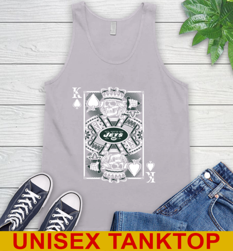 New York Jets NFL Football The King Of Spades Death Cards Shirt Tank Top 3