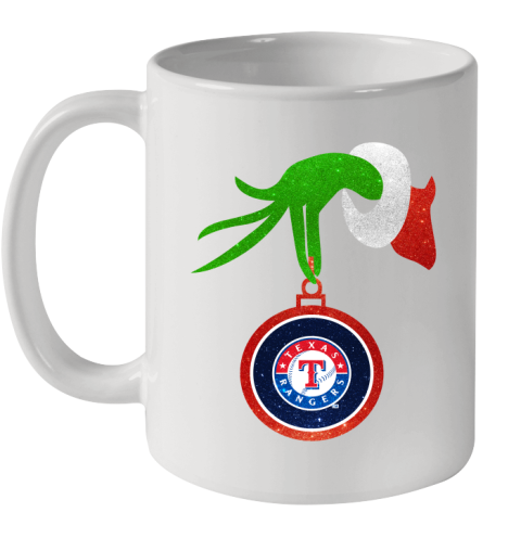 Texas Rangers Grinch Merry Christmas MLB Baseball Ceramic Mug 11oz