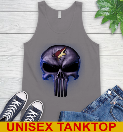 Arizona Coyotes NHL Hockey Punisher Skull Sports Tank Top 6