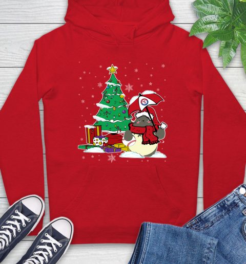 Texas Rangers MLB Baseball Cute Tonari No Totoro Christmas Sports Hoodie 10