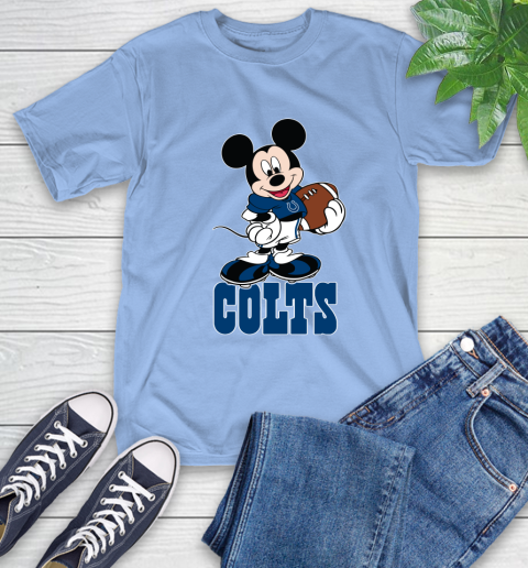 NFL Football Indianapolis Colts Cheerful Mickey Mouse Shirt T-Shirt 12