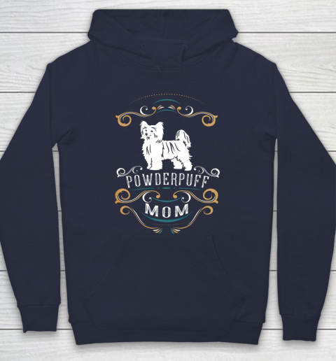 Dog Mom Shirt Powderpuff Mom Chinese Crested Dog Hoodie 2