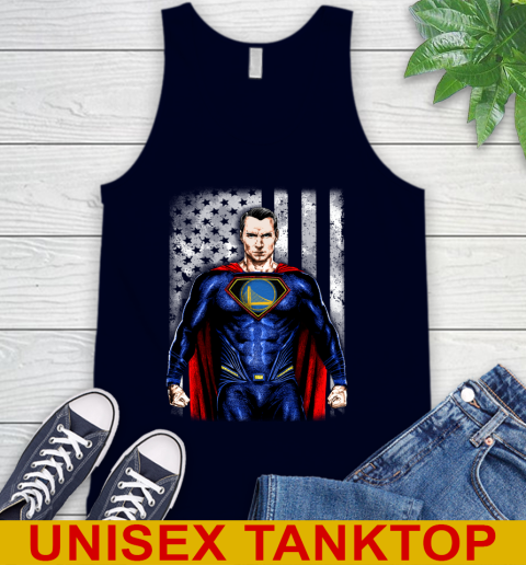 NBA Basketball Golden State Warriors Superman DC Shirt Tank Top 2