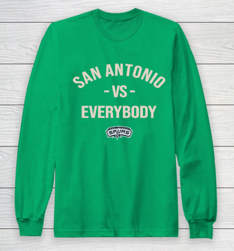 San Antonio Spurs Vs Everybody Long Sleeve T-Shirt 4