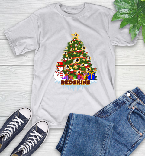 Washington Redskins Merry Christmas NFL Football Sports T-Shirt 12