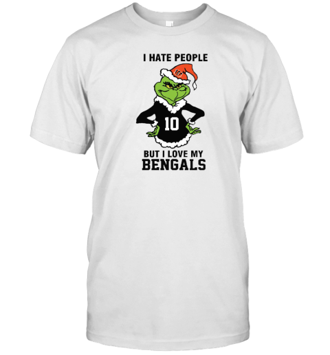 I Hate People But I Love My Bengals Cincinnati Bengals NFL Teams T-Shirt