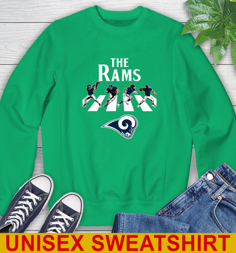 NFL Football Los Angeles Rams The Beatles Rock Band Shirt Sweatshirt 8