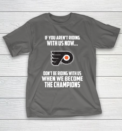 NHL Philadelphia Flyers Hockey We Become The Champions T-Shirt 8