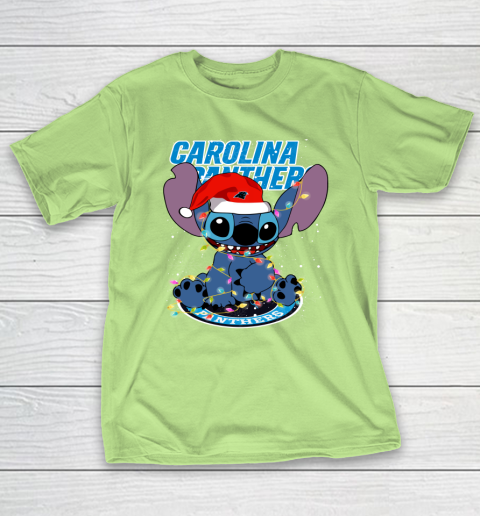 Carolina Panthers NFL Football noel stitch Christmas T-Shirt 6