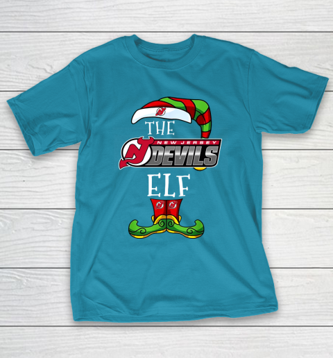 New Jersey Devils Christmas ELF Funny NHL T-Shirt 7