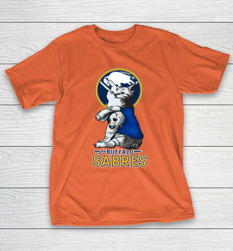 NHL My Cat Loves Buffalo Sabres Hockey T-Shirt 4