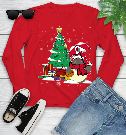Portland Trail Blazers NBA Basketball Cute Tonari No Totoro Christmas Sports Youth Long Sleeve 11