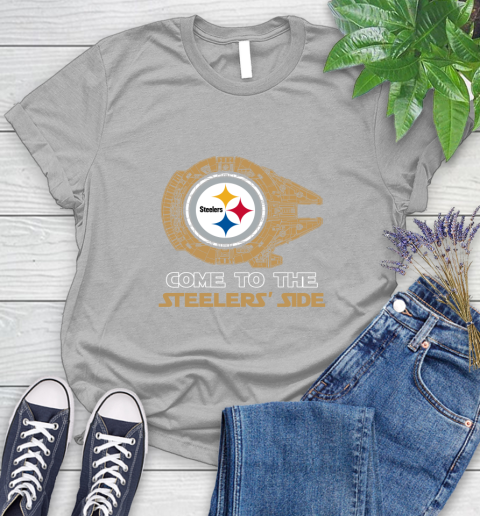 NFL Come To The Pittsburgh Steelers Wars Football Sports Women's T-Shirt 5