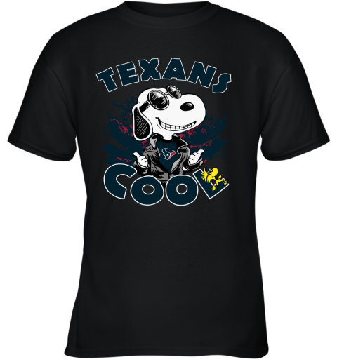 Houston Texans Snoopy Joe Cool We're Awesome Youth T-Shirt
