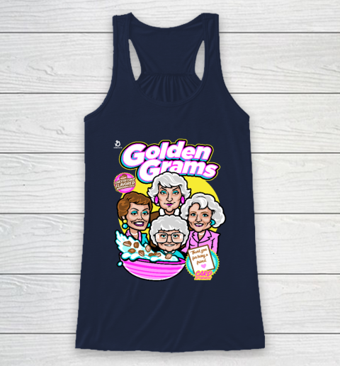 Golden Girls Tshirt Golden Grams Cereal Racerback Tank 8