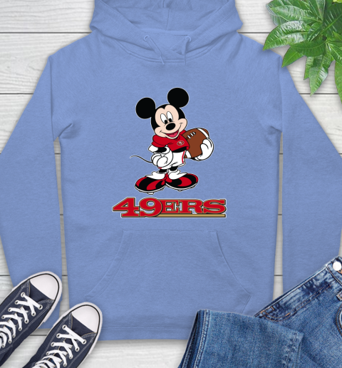 NFL Football San Francisco 49ers Cheerful Mickey Mouse Shirt Hoodie 12