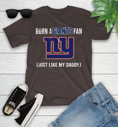 NFL New York Giants Football Loyal Fan Just Like My Daddy Shirt Youth T-Shirt 6