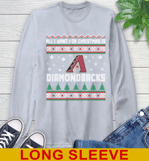 MLB All I Want For Christmas Is Arizona Diamondbacks Baseball Sports 60