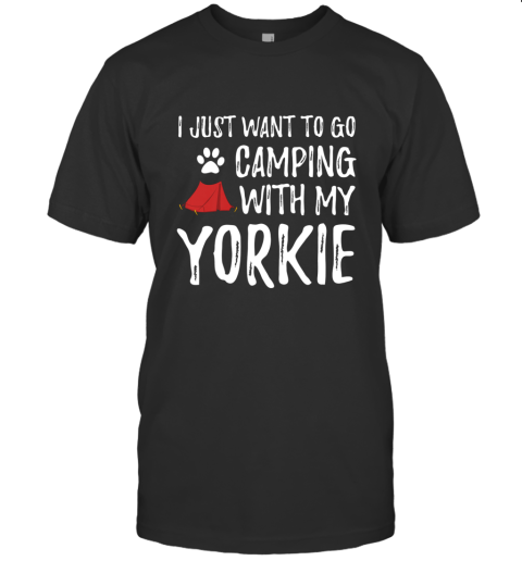 Camping Yorkie For Funny Dog Mom Or Dog Dad Camper