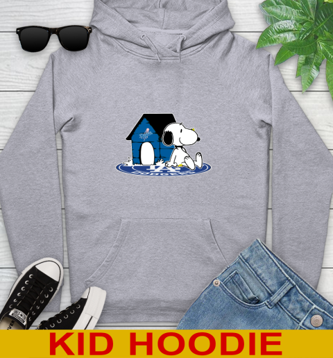MLB Baseball Los Angeles Dodgers Snoopy The Peanuts Movie Shirt Youth Hoodie 6