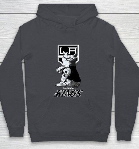 NHL My Cat Loves Los Angeles Kings Hockey Youth Hoodie 5