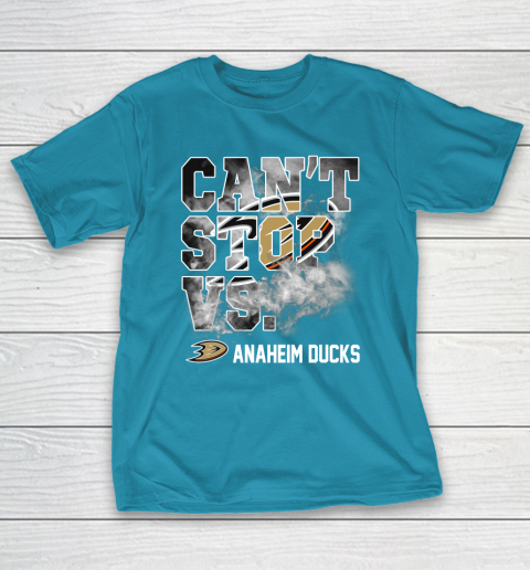NHL Anaheim Ducks Hockey Can't Stop Vs T-Shirt 7
