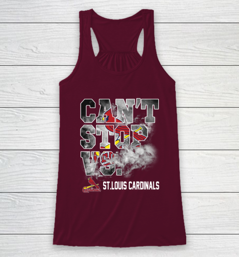 MLB St.Louis Cardinals Baseball Can't Stop Vs Cardinals Racerback Tank 2
