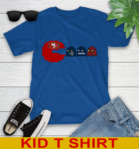 San Francisco 49ers NFL Football Pac Man Champion Youth T-Shirt 9