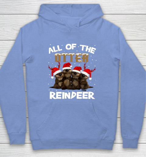 All Of Otter Reindeer Christmas Pajamas Tshirt Xmas Hoodie 8